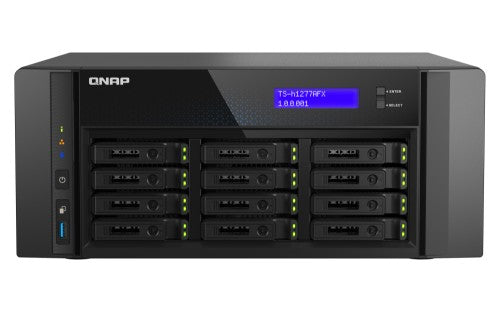 QNAP TS-H1277AFX-R7-32G NAS/storage server Tower AMD Ryzen™ 7 32 GB DDR5 0 TB QuTS hero Black