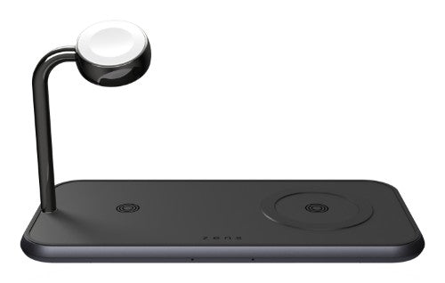 OtterBox Zens Dual + Watch Wireless Charger, Black