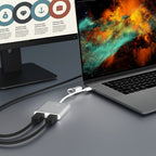 j5create JCA365-N USB-C® to Dual HDMI™ Multi-Monitor Adapter