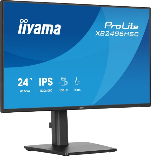 iiyama ProLite XB2496HSC-B1 computer monitor 60.5 cm (23.8") 1920 x 1080 pixels Full HD LED Black