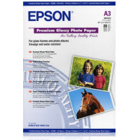 Epson Premium Glossy Photo Paper, DIN A3, 255g/m2, 20 Sheets