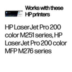 HP CF211A/131A Toner cartridge cyan, 1.8K pages ISO/IEC 19798 for HP Pro 200