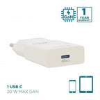 Mobilis 020025 mobile device charger Universal White AC Fast charging Indoor
