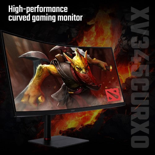 Acer Nitro XV5 Nitro XV345CURX0 - 34" UltraWide Quad HD (3440x1440), Curved 1000R, 200Hz, 0.5ms, HDR10, AMD FreeSync Gaming Monitor