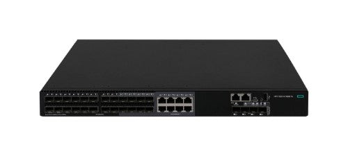 HPE Networking Comware Switch 24 SFP 4 10G/1G BASE-X SFP+ 1 Exp slot 2 Fan Tray 2 PS 5520HI