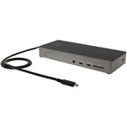 StarTech.com USB C Dock - Triple 4K Monitor USB Type-C Docking Station - 100W Power Delivery - DP 1.4 Alt Mode & DSC, 2x DisplayPort 1.4/HDMI 2.0 - 6xUSB (2x 10Gbps), SD - Windows/Chrome