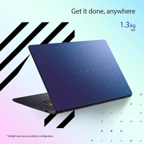 ASUS Vivobook Go 14 E410KA-EB996WS Intel® Celeron® N N4500 Laptop 35.6 cm (14") Full HD 4 GB DDR4-SDRAM 128 GB eMMC Wi-Fi 5 (802.11ac) Windows 11 Home in S mode Black, Blue