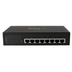 StarTech.com 8 Port Unmanaged Industrial Gigabit Power over Ethernet Switch - 802.3af/at PoE+ Switch - Wall Mountable
