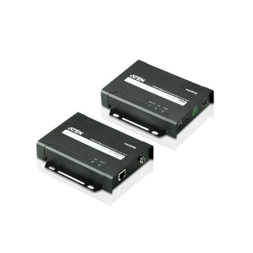 ATEN VE802 AV extender AV transmitter & receiver Black
