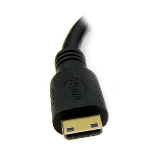 StarTech.com 8 in (20cm) Mini HDMI to DVI Cable - DVI-D to HDMI Cable (1920x1200p) - 19 Pin HDMI Mini Male to DVI-D Female - Digital Monitor Cable Adapter M/F - Mini HDMI to DVI Adapter