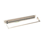Tripp Lite N254-048-SH-6A 48-Port 1U Rack-Mount STP Shielded Cat6a Feedthrough Patch Panel, RJ45 Ethernet, TAA