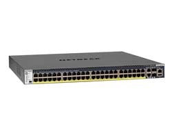 NETGEAR M4300-52G-PoE+ 1000W PSU Managed L2/L3/L4 Gigabit Ethernet (10/100/1000) Power over Ethernet (PoE) 1U Black