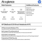 HP EliteBook 6 G1i AI Intel Core Ultra 5 225U Laptop 40.6 cm (16") WUXGA 16 GB DDR5-SDRAM 512 GB SSD Wi-Fi 7 (802.11be) Windows 11 Pro AI PC Silver