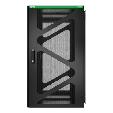 APC NetShelter WX AR124SM - 19inch Wall patch cabinet, 24U/U, 800MM deep, Side mounting, Mounted