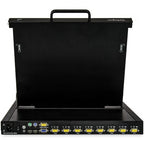 StarTech.com 8 Port Rackmount KVM Console w/ 6ft Cables - Integrated KVM Switch w/ 17" LCD Monitor - Fully Featured 1U LCD KVM Drawer- OSD KVM - Durable 50,000 MTBF - USB + VGA Support