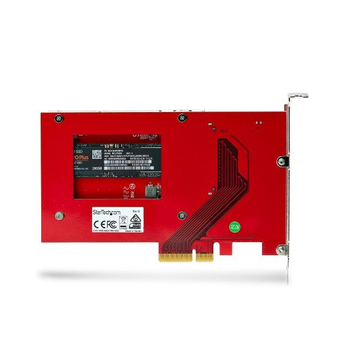 StarTech.com M.2 to U.3 Adapter for M.2 NVMe SSDs, PCIe M.2 Drive to 2.5inch U.3 (SFF-TA-1001) Host Adapter/Converter, TAA Compliant - 2.5" Drive Form Factor