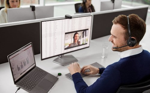 Jabra Engage 55 MS Stereo Headset Wireless Head-band Office/Call center USB Type-A Black