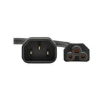Eaton P014-02M-EU power cable Black 2 m IEC C14 IEC C5