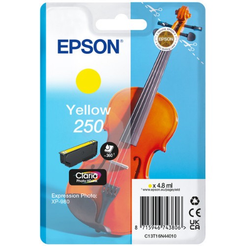 Epson C13T16N44020/250 Ink cartridge yellow Blister, 360 pages 4,8ml for Epson Expression Photo XP-980