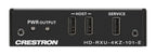 Crestron HD-RXU-4KZ-101-E AV extender AV receiver Black