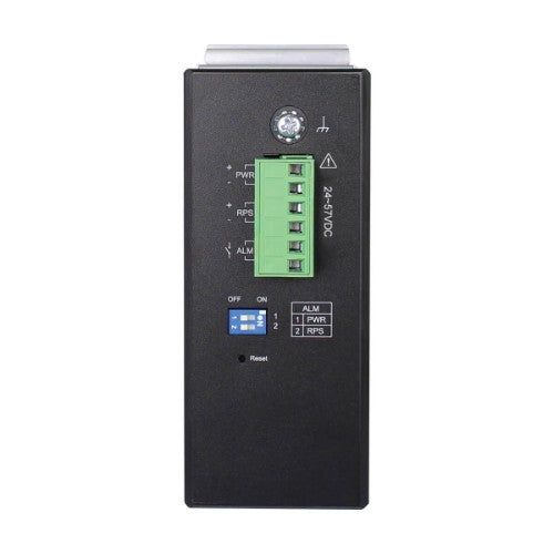 Tripp Lite NGI-M08C4POE8-2 8-Port Managed Industrial Gigabit Ethernet Switch - Layer 2, 1 Gbps, PoE+ 30W, 4 GbE SFP Ports, -40° to 75°C, DIN Mount
