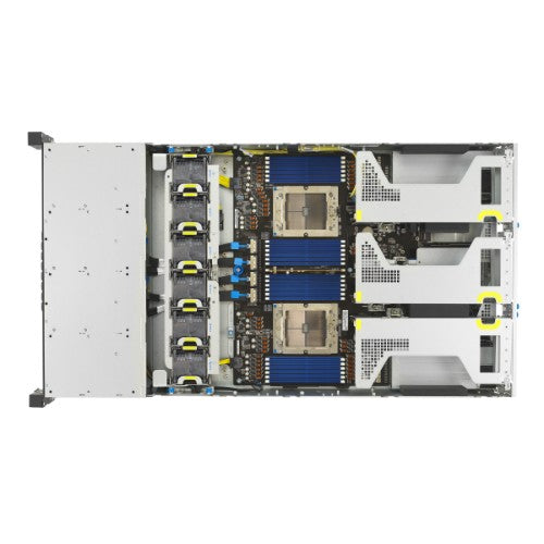 ASUS RS720A-E13-RS24G Socket SP5 Rack (2U) Black, Silver