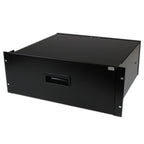 StarTech.com 4U Rack Mount Drawer - 55 lb (25 kg) - 4U Steel Storage Rack Drawer for 19" AV / Sever / Network Equipment Rack or Cabinet