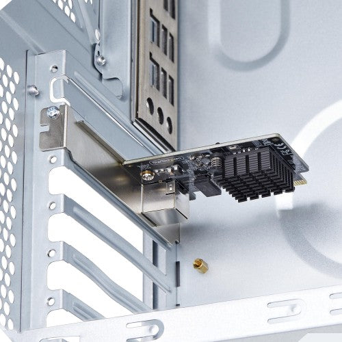StarTech.com 1-Port 5G Gigabit PCIe Network Adapter Card, 5G/2.5G/1G/100M/10M PCI Express LAN Card, Realtek RTL8126, Windows and Linux, TAA Compliant