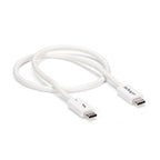 StarTech.com 1.6ft (50cm) Thunderbolt 3 Cable, 40Gbps, 100W PD, 4K/5K, Thunderbolt Certified, Compatible with Thunderbolt 4/USB 3.2/DisplayPort