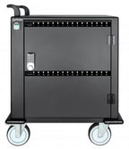 Manhattan iPad to 13", MacBook Air to 13" & Chromebook to 14" 32-bay Charging Trolley/Cart via USB-C, Also other tablets/smartphones (with device to USB-C cable), Bays 330x22x235mm, Device charging cables not included (suggest USB-C cable 356213),Cabinet
