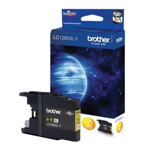 Brother LC-1280XLYBP Ink cartridge yellow high-capacity Blister, 1.2K pages for Brother MFC-J 6510