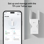 TP-Link BE3600 Network transmitter & receiver White 2500 Mbit/s