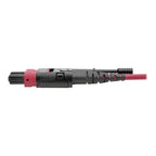 Tripp Lite N845-02M-12-MG 100G MTP/MPO Multimode OM4 Plenum-Rated Fiber Optic Cable (F/F), 12 Fiber, 40/100GBASE-SR4, Push/Pull Tabs, Magenta, 2 m