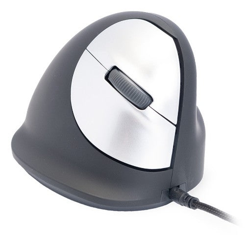 R-Go Tools Ergonomic mouse R-Go HE Break with break software, medium (hand size 165-185 mm), right-handed, Wired, black