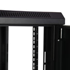 StarTech.com 2-Post 6U Wall Mount Network Cabinet with 1U Shelf, 19" Wall-Mounted Server Rack for Data / Networking / AV / Electronics / Computer Equipment, Small Vented Rack Enclosure