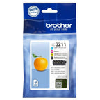 Brother LC-3211VAL Ink cartridge multi pack Bk,C,M,Y Blister, 4x200 pages ISO/IEC 19752 Pack=4 for Brother DCP-J 772