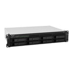 Synology RackStation RS1221RP+ NAS Rack (2U) Ryzen Embedded V1500B 4 GB DDR4 96 TB HDD Aluminium, Black