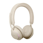 Jabra Evolve2 65 USB-A Beige MS Chrg stand Stereo