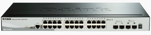 D-Link 28-Port Gigabit Stackable Smart Managed Switch including 4 x 10G SFP+