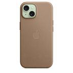 Apple iPhone 15 FineWoven Case with MagSafe - Taupe