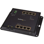 StarTech.com Industrial 8 Port Gigabit PoE+ Switch w/2 SFP MSA Slots - 30W - Layer/L2 Switch Hardened GbE Managed - Rugged High Power Gigabit Ethernet Network Switch IP-30/-40 C to 75 C - TAA