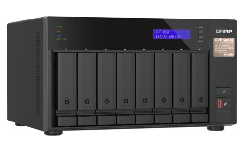 QNAP QVP-85B NAS/storage server Tower Ethernet LAN Black