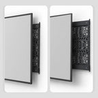 StarTech.com Slide-Out AV Component Storage Panel, Cable Box and Accessories Mounting, 22lb (10kg) Max, Behind-TV Media Wall Mount, Sliding Design for Easy Access