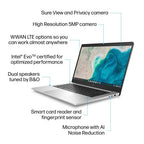 HP Elite c640 G3 Intel® Core™ i5 i5-1245U Chromebook 35.6 cm (14") Touchscreen Full HD 16 GB LPDDR4x-SDRAM 256 GB SSD Wi-Fi 6 (802.11ax) ChromeOS Silver