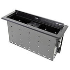StarTech.com Dual-Module Conference Table Connectivity Box with Cable Organizer