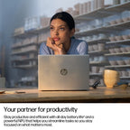 HP ProBook 4 G1q Next Gen AI PC Copilot+ PC Snapdragon X1-26-100 Laptop 35.6 cm (14") WUXGA 32 GB LPDDR5x-SDRAM 512 GB SSD Wi-Fi 7 (802.11be) Windows 11 Pro Silver
