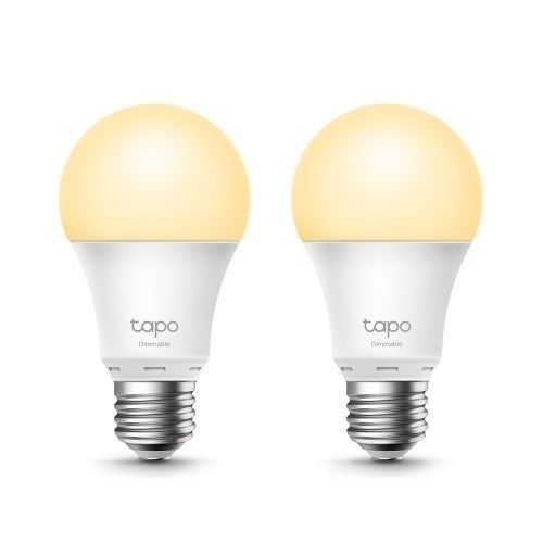 TP-Link Tapo Dimmable Smart Light Bulb, 2-Pack