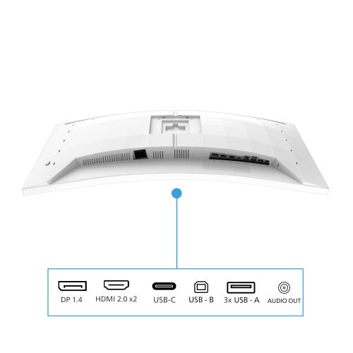 Philips 34IN 21:9 FAST VA 200HZ 3440X14 40 HAS 130MM HDMI X 2X 2.0 DP X computer monitor 86.4 cm (34") 3440 x 1440 pixels White
