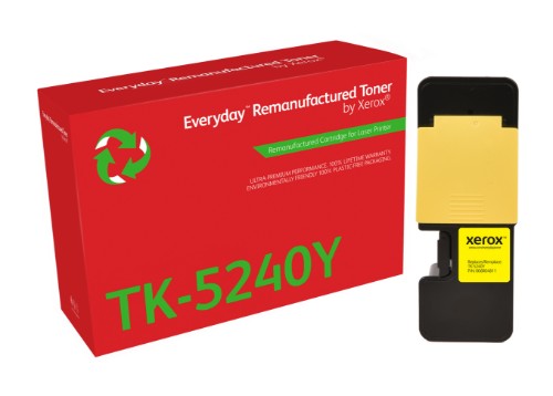 Xerox 006R04811 Toner-kit yellow remanufactured, 3K pages (replaces Kyocera TK-5240Y) for Kyocera M 5526