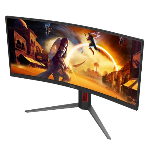 AOC G4 CU34G4Z computer monitor 86.4 cm (34") 3440 x 1440 pixels Wide Quad HD LED Black, Red